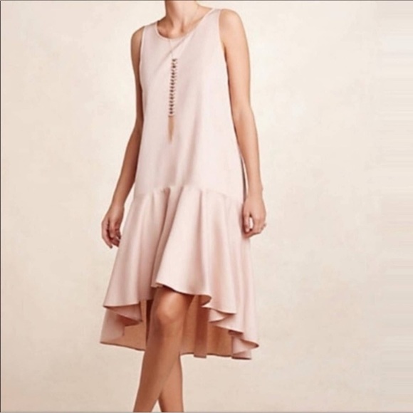 Maeve Dresses & Skirts - Anthropologie | Maeve | Camellia Blush Drop Waist Sleeveless Dress | S